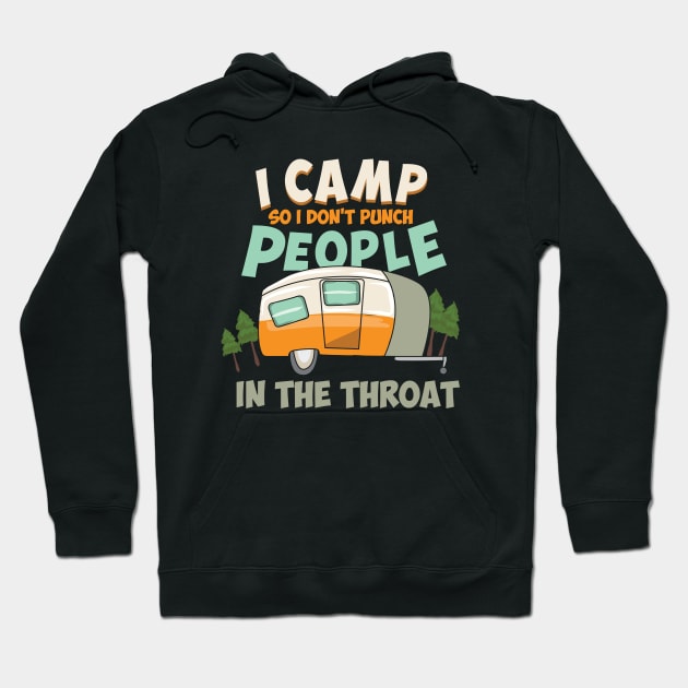 Camping Lover Camper Caravan Camp Campsite Gift Hoodie by Dolde08